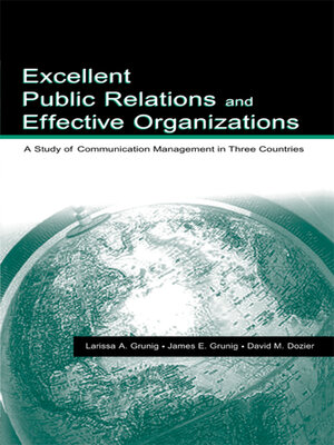 cover image of Excellent Public Relations and Effective Organizations